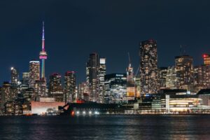 Toronto skyline for international students studying in Canada
