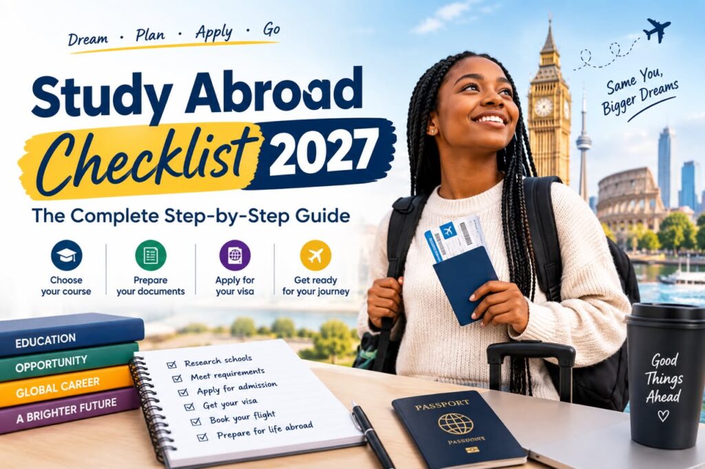 Study abroad checklist 2027 for international students
