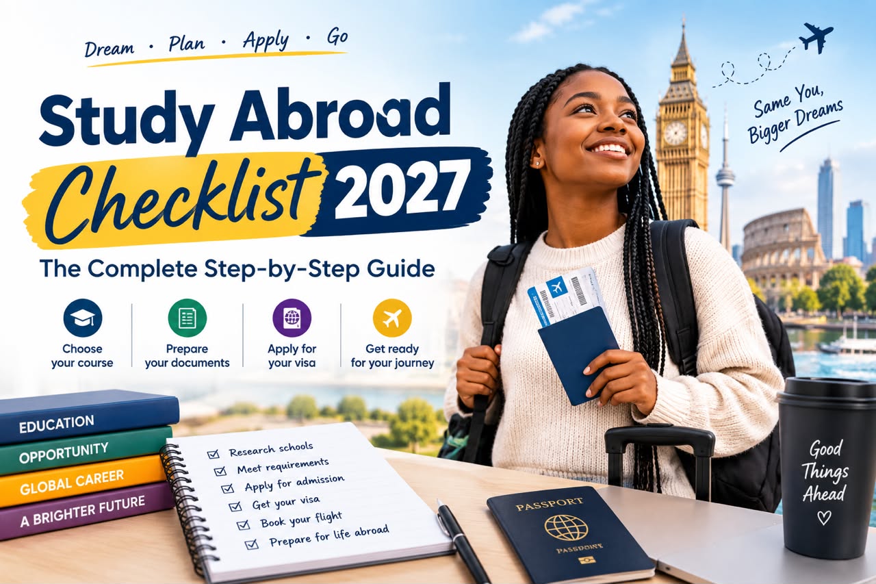 Study abroad checklist 2027 for international students